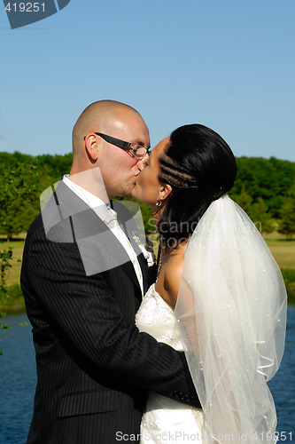 Image of Wedding kiss