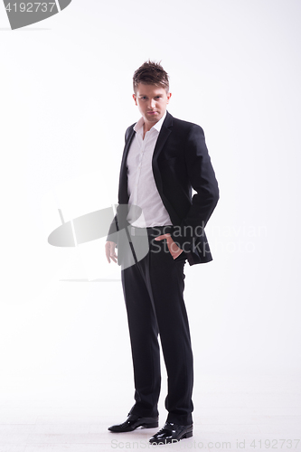 Image of Full body shot of an young handsome man