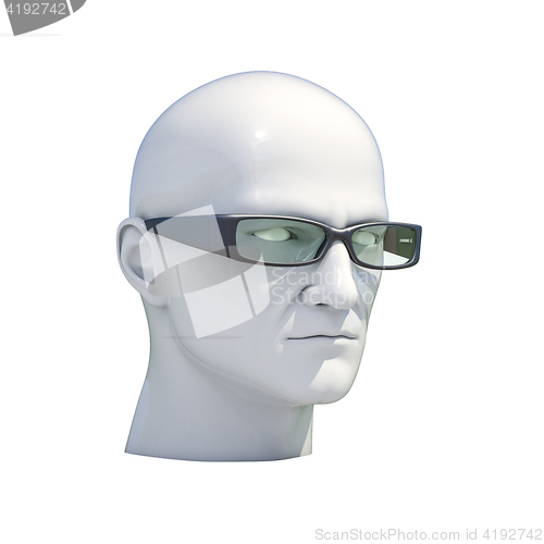 Image of Mannequin Dummy Head Isolated