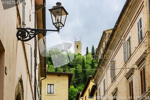 Image of View to castle in San Severino