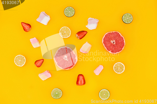 Image of The colorful candies background