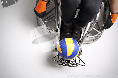 Image of Sport in a wheelchair Paralympics