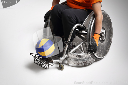 Image of Sport in a wheelchair Paralympics