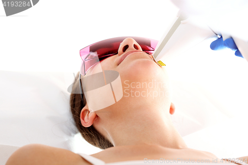 Image of Epilation. Laser hair removal