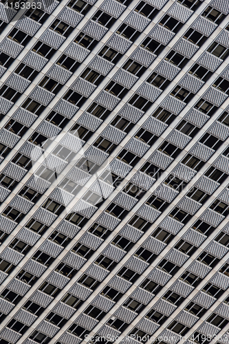 Image of Windows of a modern office building.