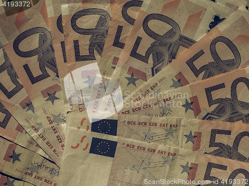 Image of Vintage Fifty Euro notes