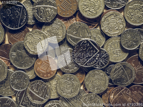 Image of Vintage Pound coins