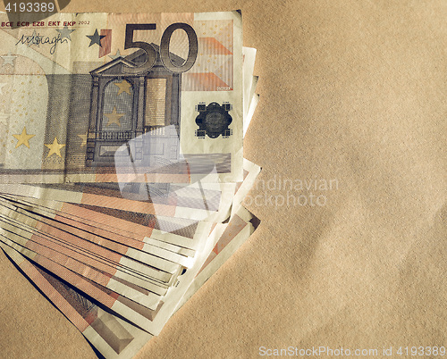 Image of Vintage Fifty Euro notes