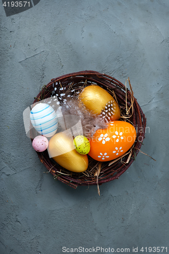 Image of easter eggs