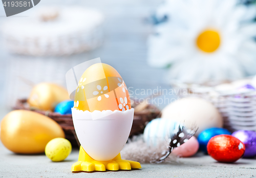 Image of easter eggs