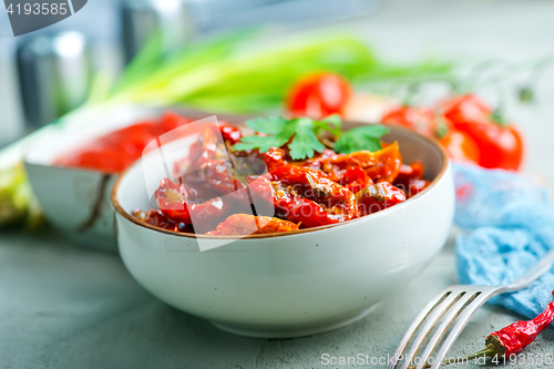 Image of tomato and sauce