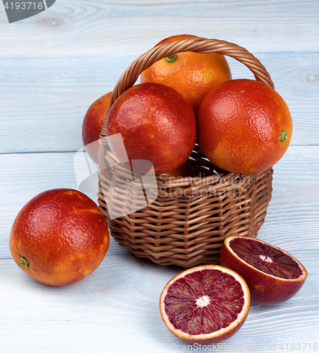 Image of Blood Orange in Basket