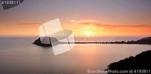 Image of Sunrise over Barrenjoey and Pittwater Australia