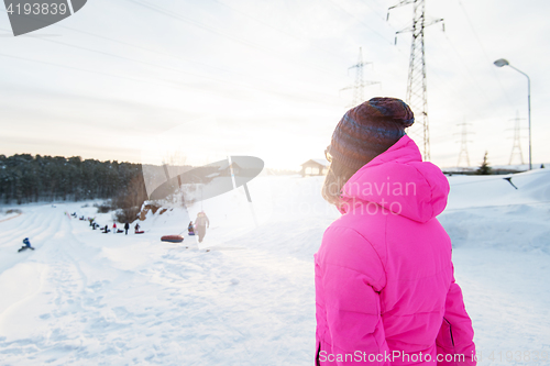 Image of Woman winter portrait