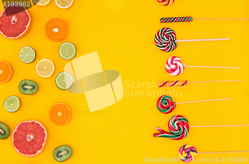 Image of The colorful candies background