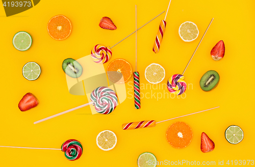 Image of The colorful candies background