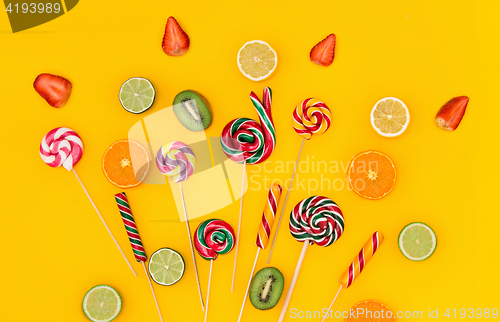 Image of The colorful candies background