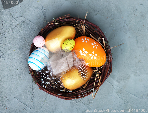 Image of easter eggs