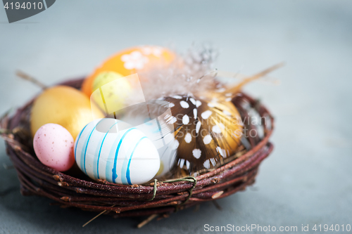 Image of easter eggs