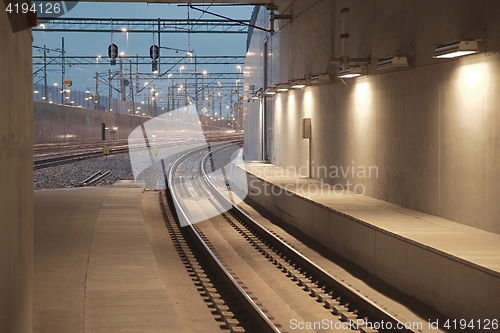 Image of Railway station infrstructure