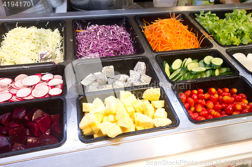 Image of salad bar