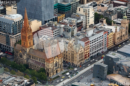 Image of Melbourne from above