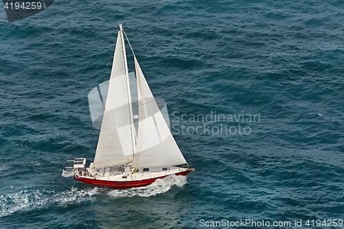 Image of Sailing boat journey