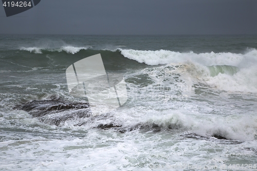 Image of Stormy Waves Breaking