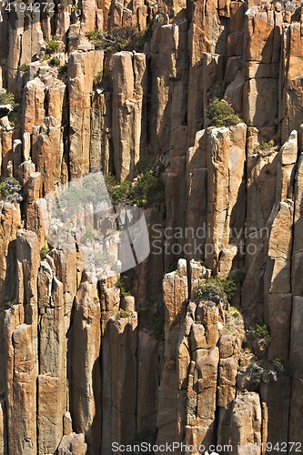 Image of Rugged coastline cliffs