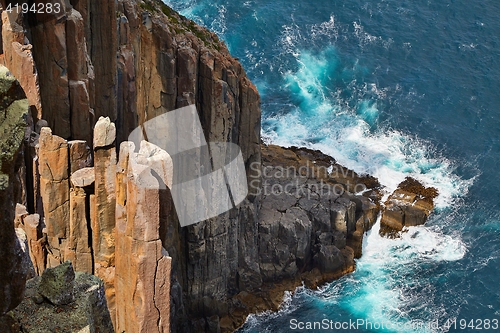 Image of Rugged coastline cliffs