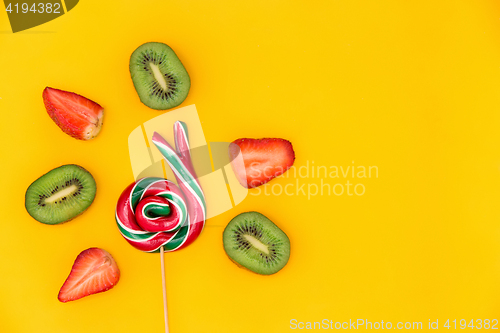 Image of The colorful candies background