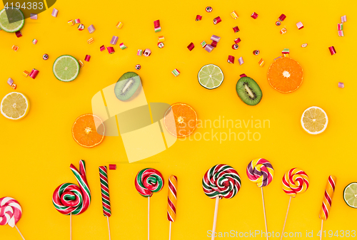 Image of The colorful candies background