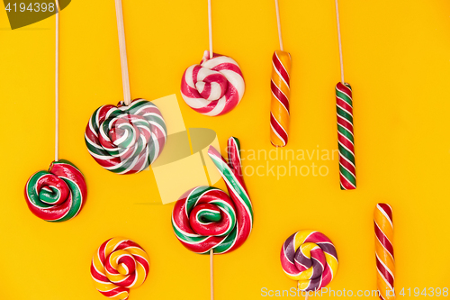 Image of The colorful candies background