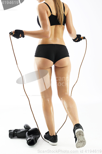 Image of Jump rope, exercise to slim