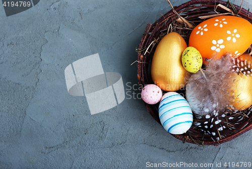 Image of easter eggs