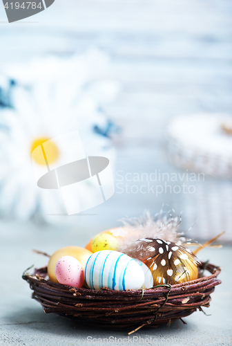 Image of easter eggs