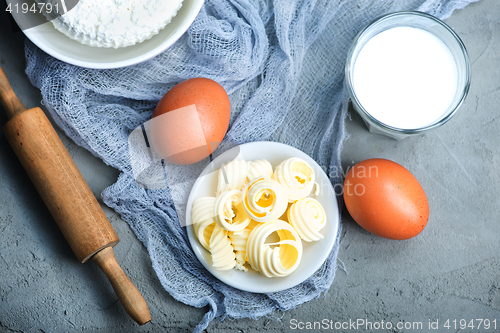 Image of ingredients for baking