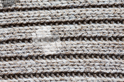 Image of close up of knitted item