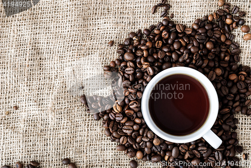 Image of the coffee grains