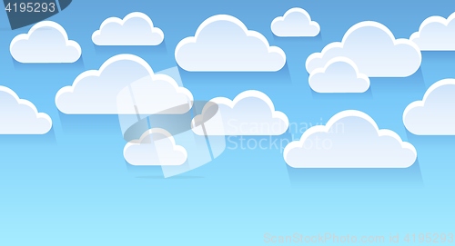 Image of Stylized clouds theme image 2