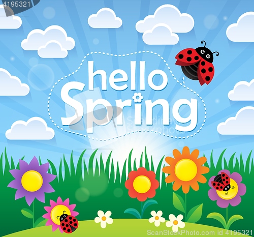 Image of Hello spring theme image 2