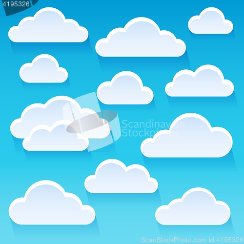 Image of Stylized clouds theme image 1