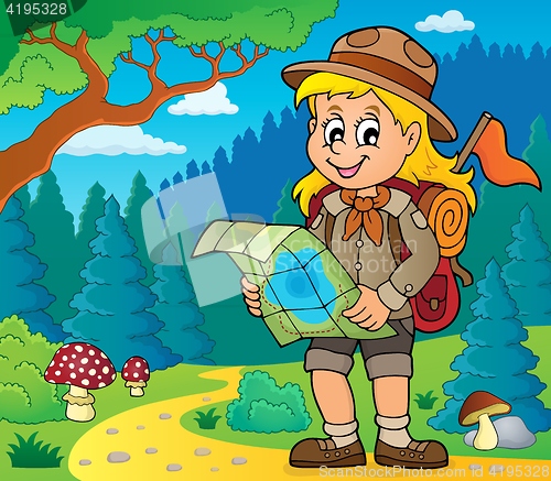 Image of Scout girl theme image 4