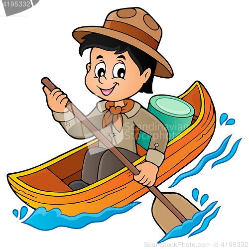 Image of Water scout boy theme image 1