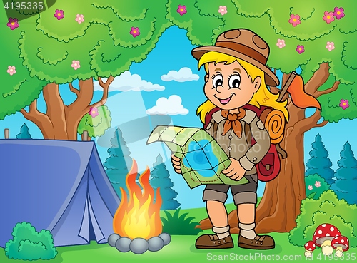 Image of Scout girl theme image 5