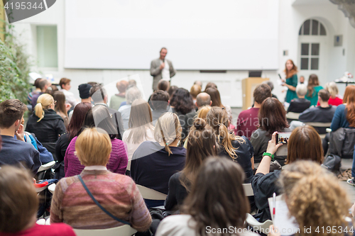 Image of Audience in the lecture hall.