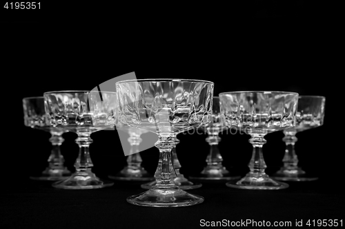 Image of Crystal sherbet glasses