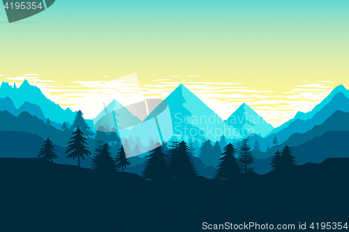 Image of beautiful mountain landscape