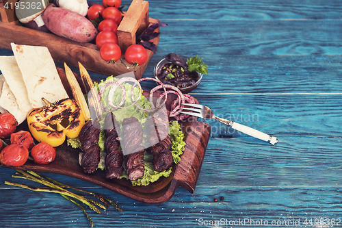 Image of Grilled lamb meat