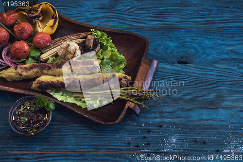 Image of Grilled potato kebab
